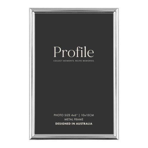 Profile - Habitat Silver Metal Photo Frame - 2.5x3.5in (6x9cm)