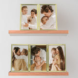 Profile - Habitat Gold Hinged Double Metal Photo Frame - 5x7in (13x18cm) (2)H
