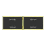 Profile - Habitat Gold Hinged Double Metal Photo Frame - 5x7in (13x18cm) (2)H