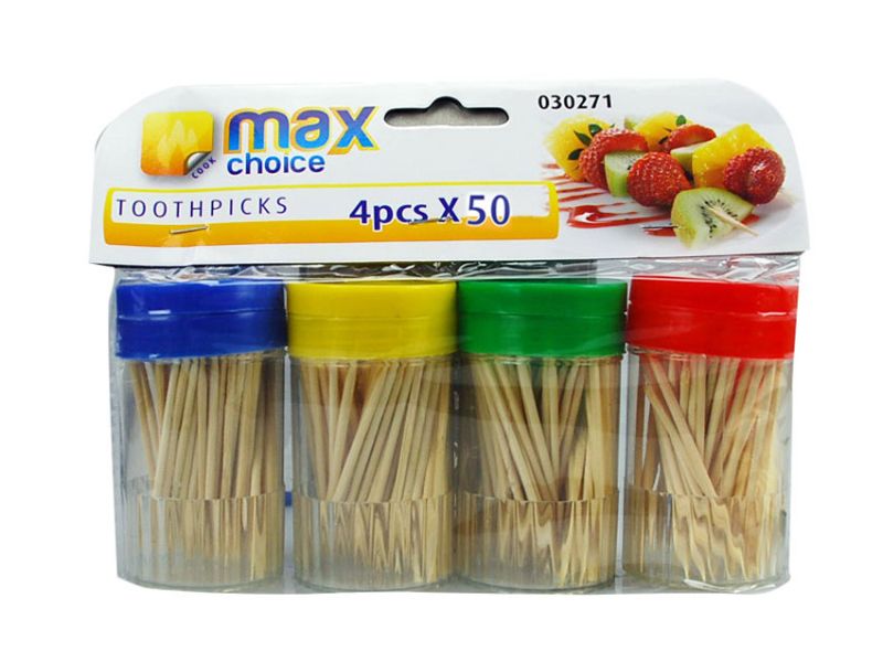 Bamboo Toothpicks (24 Packs)