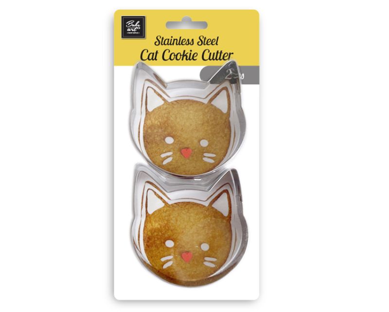 Cookie Cutter - BakeArt Stainless Steel Cat (48pcs)