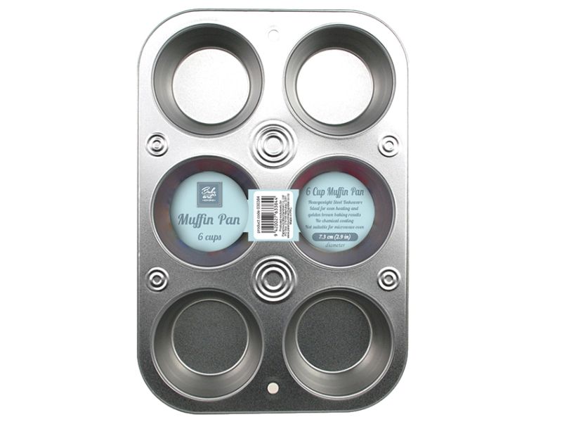 Muffin Pan - 6 Cup  26.5cm (36 Units)