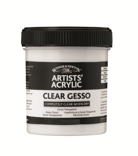 Winsor & Newton Artists' Acrylic Gesso - Clear Gesso 225ml