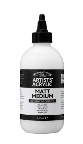 Winsor & Newton Artists' Acrylic Fluid Mediums - Matt Medium 250ml
