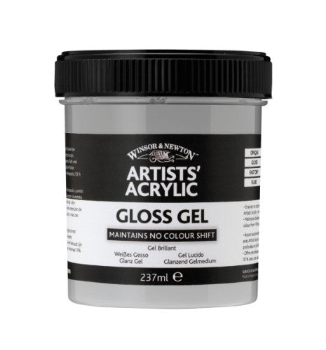Winsor & Newton Artists' Acrylic Gel Mediums - Gloss Gel 237ml