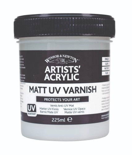 Winsor & Newton Artists' Acrylic Varnishes - Matt UV Varnish 225ml