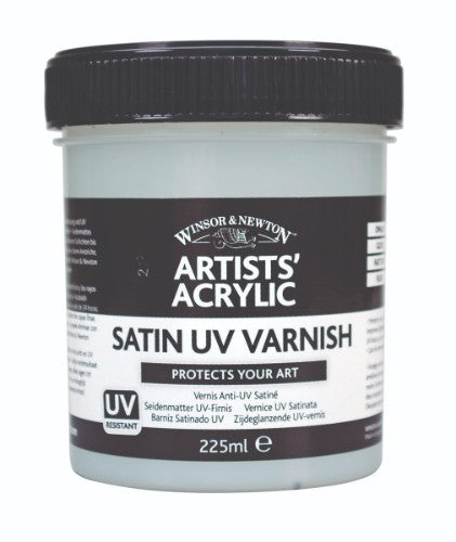 Winsor & Newton Artists' Acrylic Varnishes - Satin UV Varnish 225ml