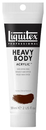 Liquitex Heavy Body Acrylic 59ml - Van Dyke Red (392)