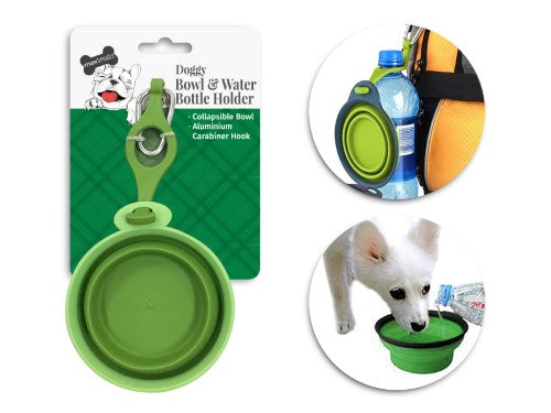 Pet Travel Foldable Cup with Bottle Holder - MaxTreat (Set of 48)