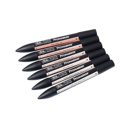 Winsor & Newton ProMarkers Sets - Set 6 Skin Tones Set 1