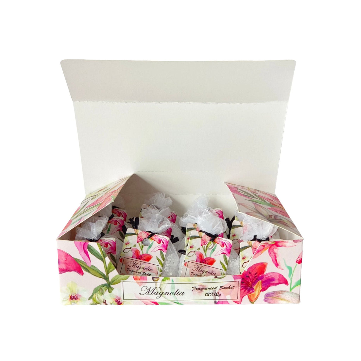 Beaded Sachet 12g Magnolia - Disp 12pcs
