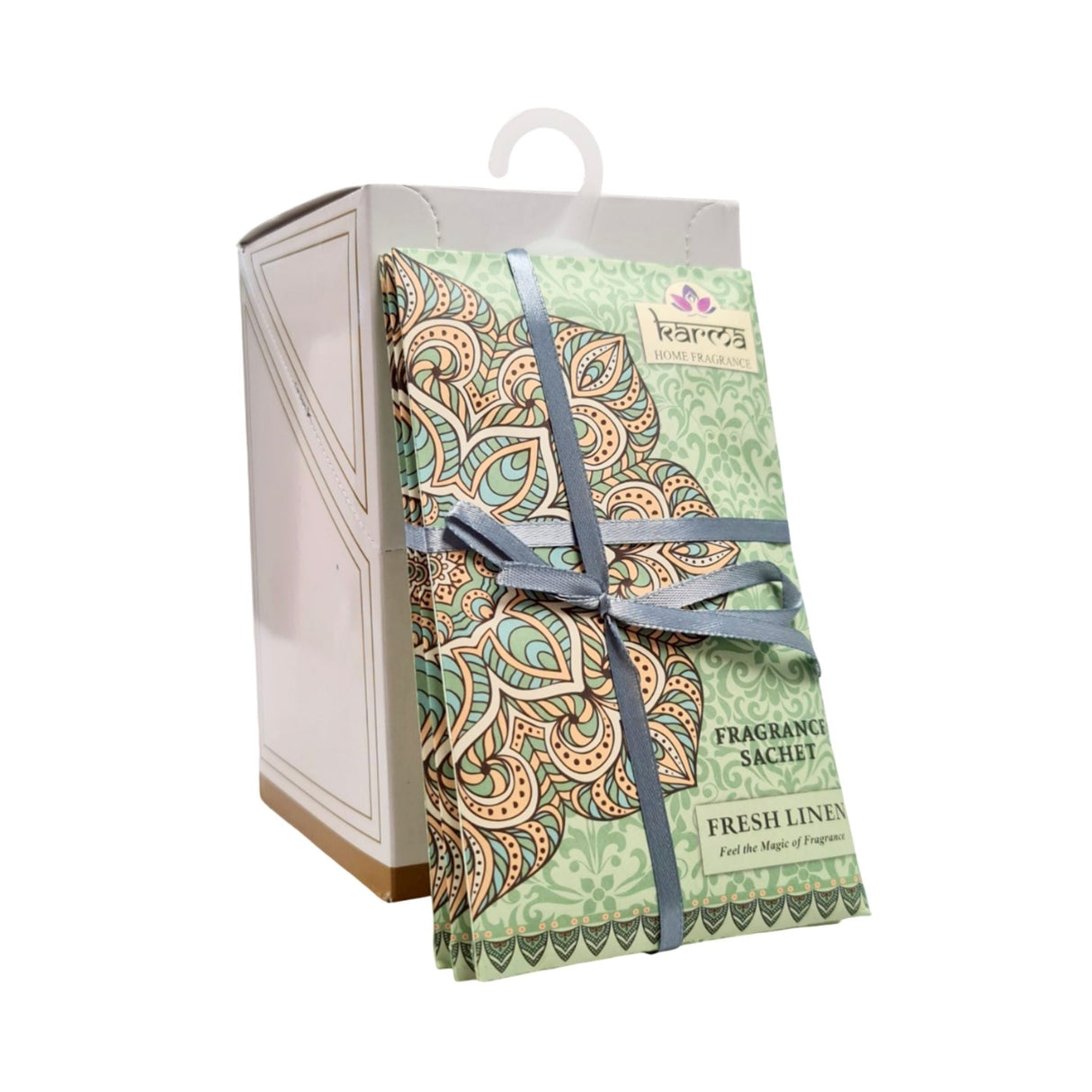 Karma Scented Sachets Fresh Linen Display - 4pcs
