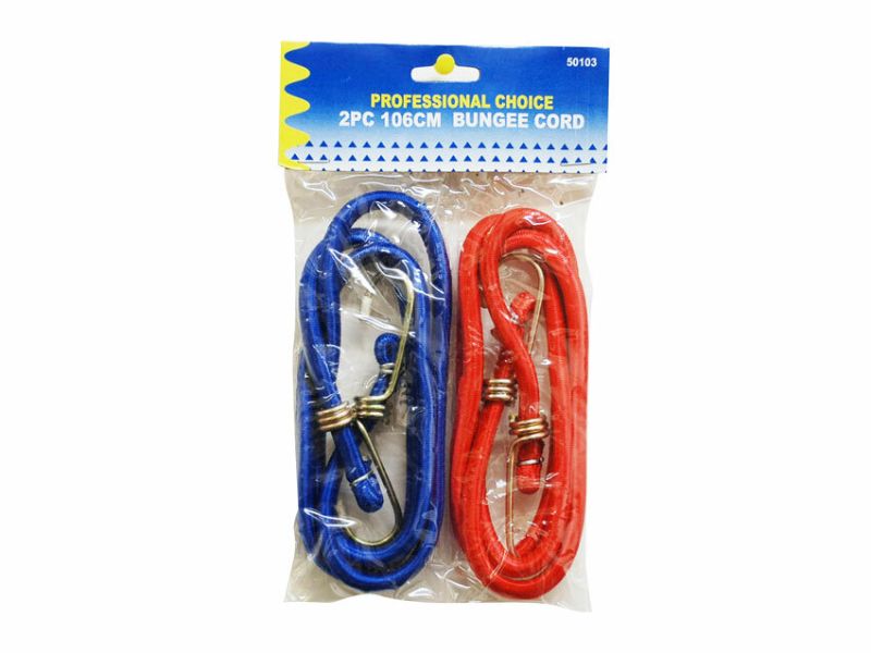 Bungee Cord - 105cm Assorted (24pcs)