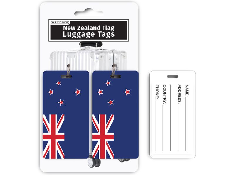 Luggage Tags - New Zealand Flag (36 Packs)