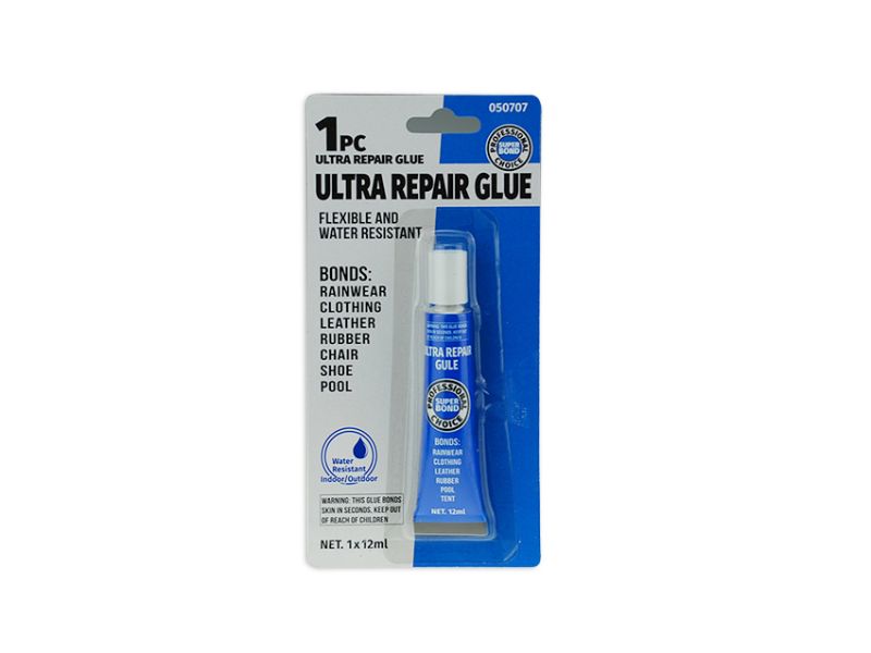Ultra Repair Glue - Flexible and Water Resistant 12ml (24 Units)