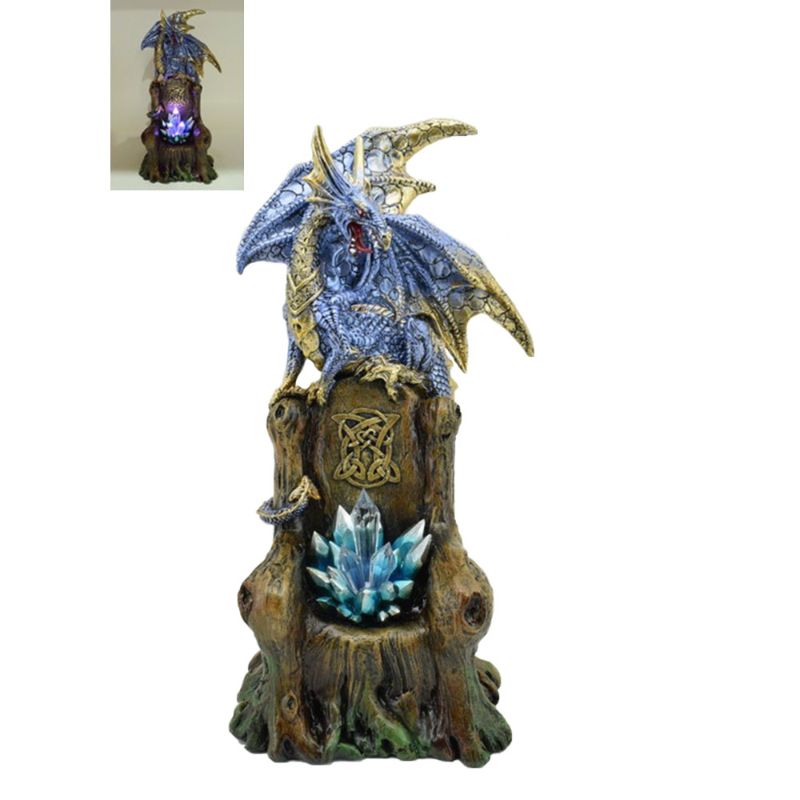 Dragon On Throne Blue LED