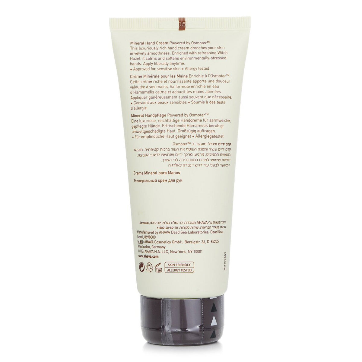 Ahava - Deadsea Water Mineral Hand Cream  - 100ml/3.4oz