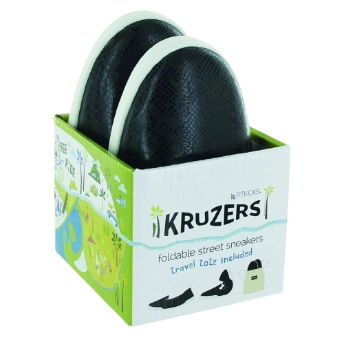 Kruzers Foldable Street Sneakers - X-Large Black