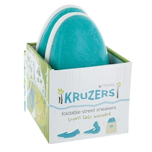 Kruzers Foldable Street Sneakers - X-Large Green