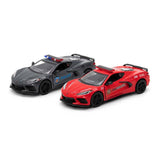 2021 Corvette Police/Firefighter Car Display - 12pcs