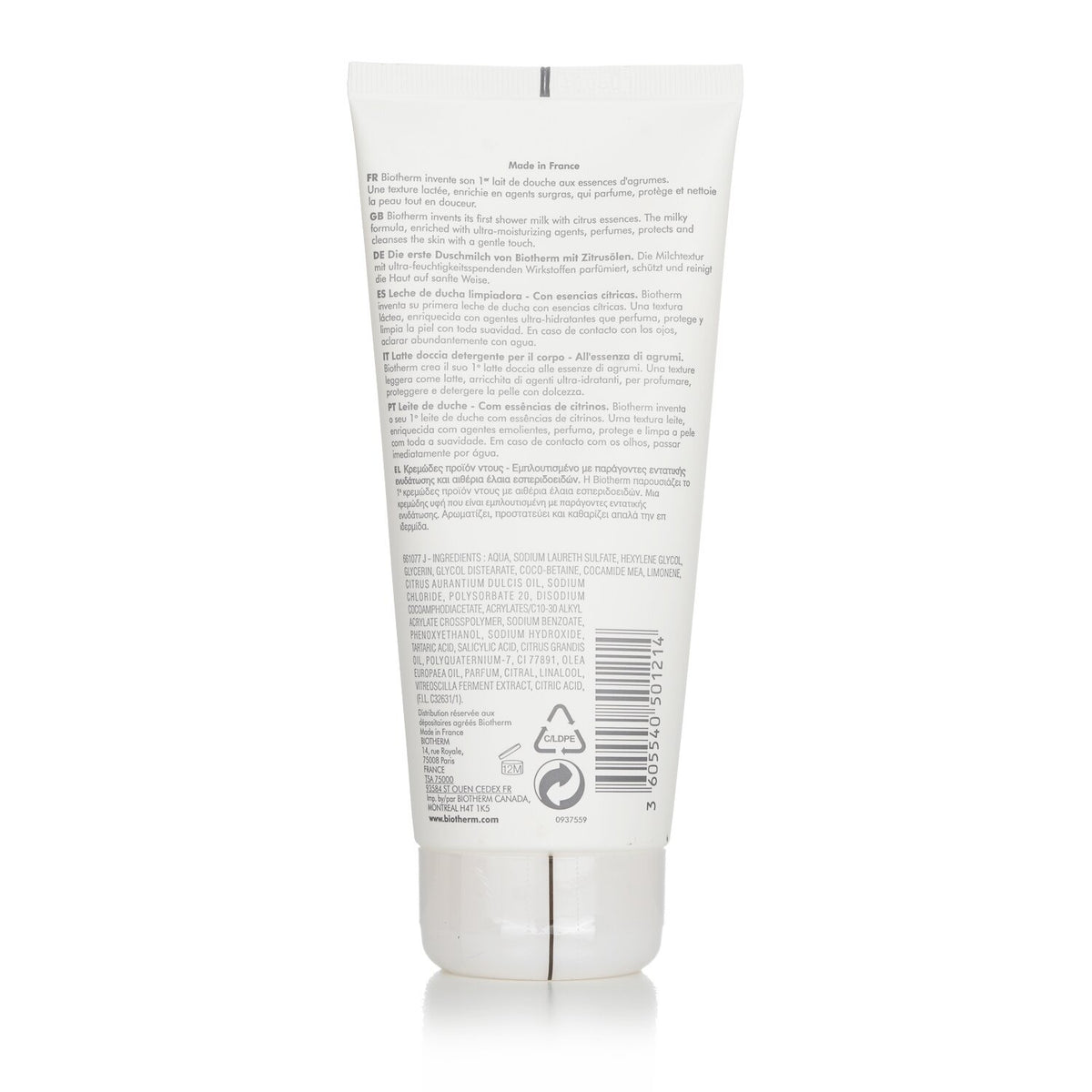 Biotherm - Cleansing Shower Milk  - 200ml/6.76oz