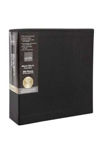 Profile - Regal Black Slip-in Photo Album - 4x6in - 300 Photos