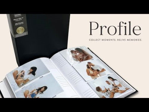 Profile - Regal Black Slip-in Photo Album - 4x6in - 300 Photos