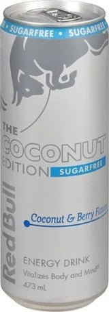 Red Bull The Coconut Edition Sugarfree Coconut & Berry Flavour Energy Drink 12 x 473ml