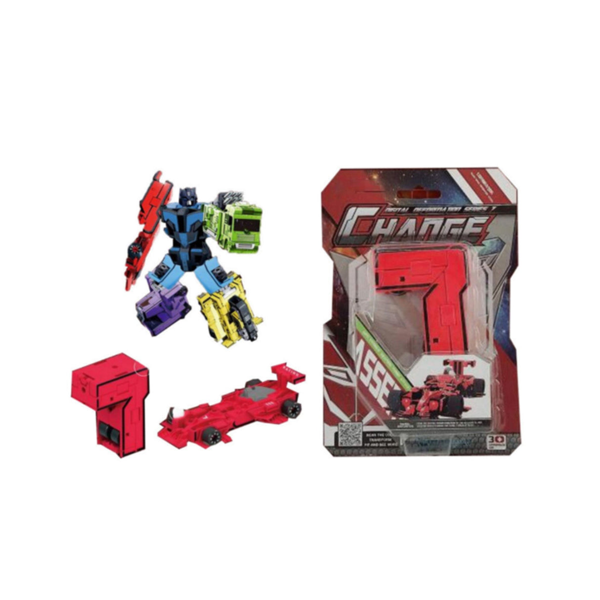 Digital Morphing Toy - Number 7