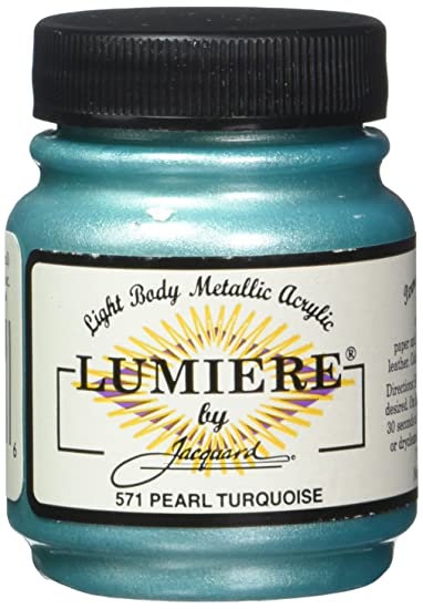 Paint - JACQUARD LUMIERE PEARLESCENT TURQUOISE 571 (66.54ml)
