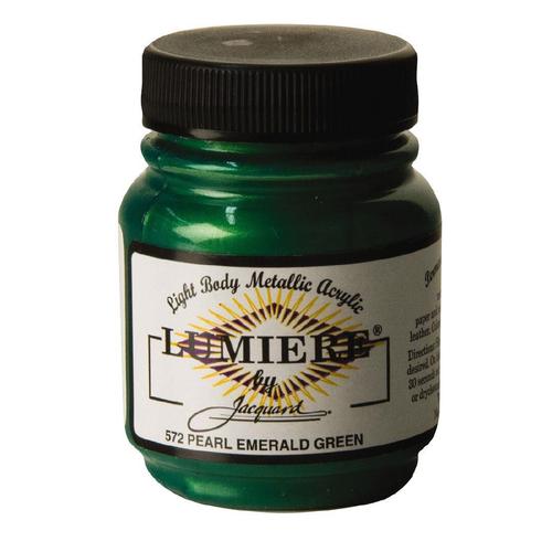 Paint - JACQUARD LUMIERE PEARLESCENT EMERALD 572 (66.54ml)