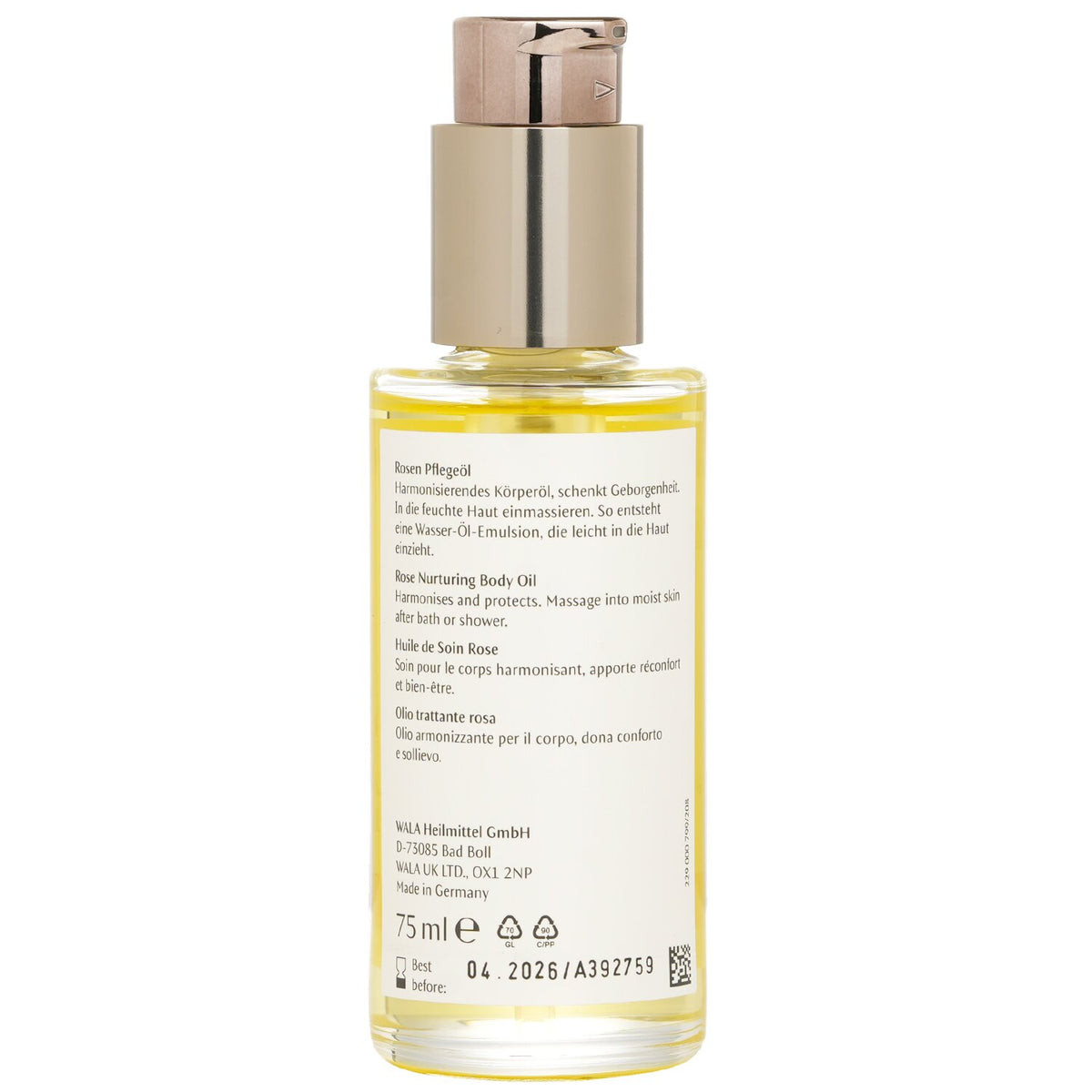 Dr. Hauschka - Rose Body Oil  - 75ml/2.5oz