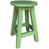 Round Stool - Florence Green (35 x 25 x 40cm)