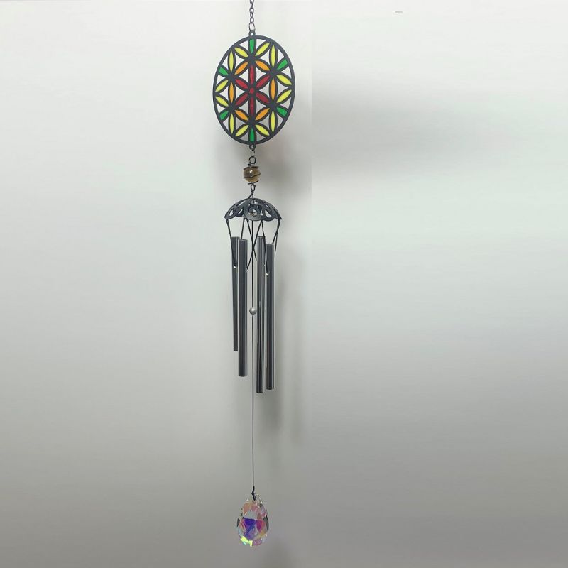 Flower Of Life Wind Chime 25"