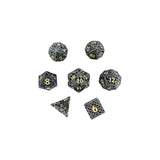 LPG Dice RPG Set Hollow Celtic - Black and Gold