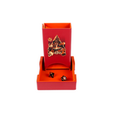 LPG Essentials Dice Tower and Mat Scarlet / Copper