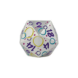 LPG Dice RPG Set Inscripted Bubbles Pastel White