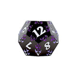 LPG Dice RPG Set Inscripted Dragon Purple