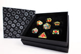LPG Dice RPG Set Leadlight 4 Colour/Gold