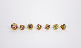 LPG Dice RPG Set Concentric Black/Red/Gold