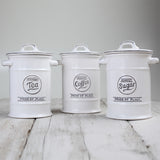 Ceramic Canister Coffee - Pride of Place by T&G - White