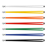 Lanyard with Metal Clip - 100 units  - Blue