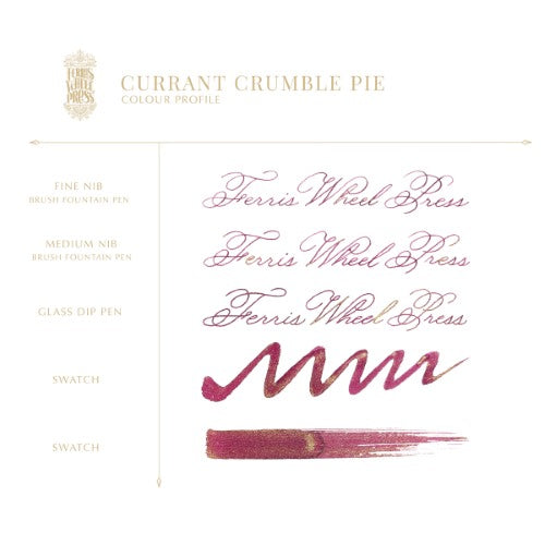 Ferris Wheel Press Fountain Pen Ink Currant Crumble Pie 38ml