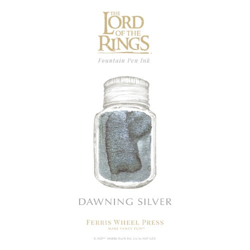 Ferris Wheel Press Fountain Pen Ink WB Lord of the Rings Dawning Silver 28ml