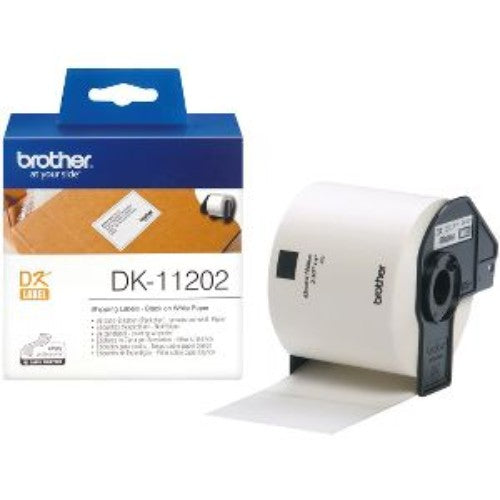 Brother P-Touch DK Shipping Labels - 62mm x 100mm - 300 Labels per Roll for Efficient Shipping