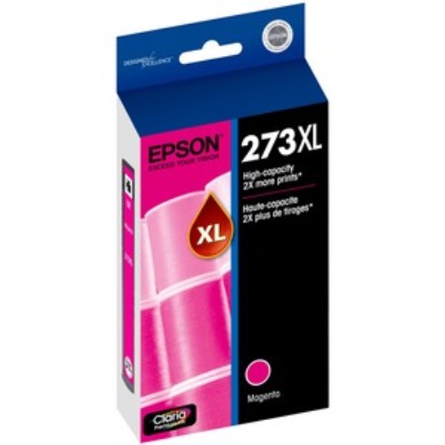 Epson 273XL High Capacity Magenta Ink Cartridge - Claria Premium Ink for Vibrant Prints