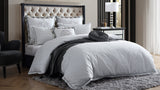 Quilt / Duvet  Cover Set - Da Vinci ORION SILVER (King)