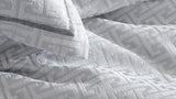 Quilt / Duvet  Cover Set - Da Vinci ORION SILVER (Super King NZ)