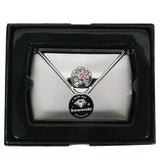 COMPACT MIRROR 3X SWAROVSKI CRYSTAL SLVR