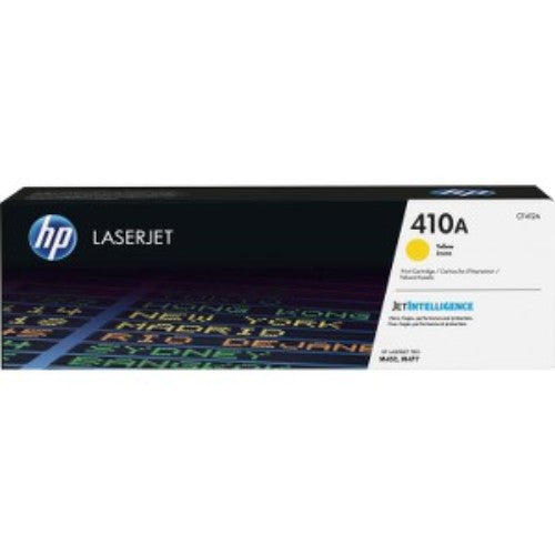 HP 410A JetIntelligence Toner Cartridge - Yellow - 2300 Pages for Color LaserJet Pro M452/MFP M477